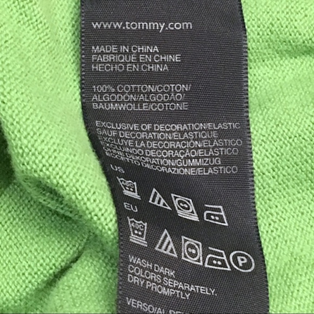 Tommy Hilfiger Cotton v neck sweater - Picture 4 of 8